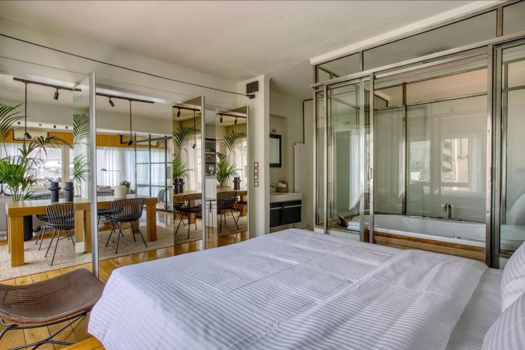 شقة Sunny Luxury Loft,Stunning Acropolis View, Jacuzzi أثينا المظهر الخارجي الصورة