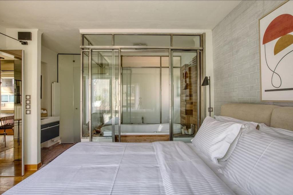 شقة Sunny Luxury Loft,Stunning Acropolis View, Jacuzzi أثينا المظهر الخارجي الصورة